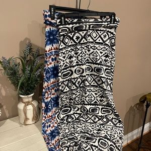 Joyce Leslie Patterned Maxi Skirt Set
